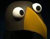 Eagle Hat with Eye Expression