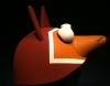 Fox Hat with Eye Expression