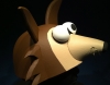 Coyote Hat with Eye Expression